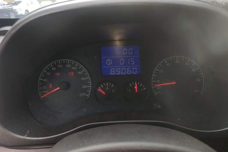 Used Chery Tiggo 3 2014 1.6L Manual Zhishang Edition Odometer Close Up