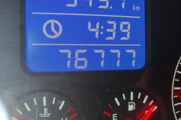 Used Chery Tiggo 3 2014 1.6L Manual Zhishang Edition Odometer Close Up