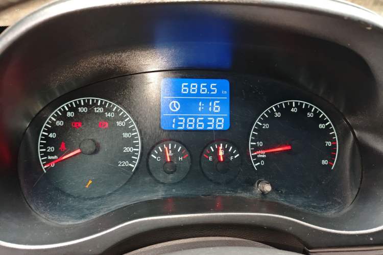 Used Chery Tiggo 3 2014 1.6L Manual Zhishang Edition Odometer Close Up