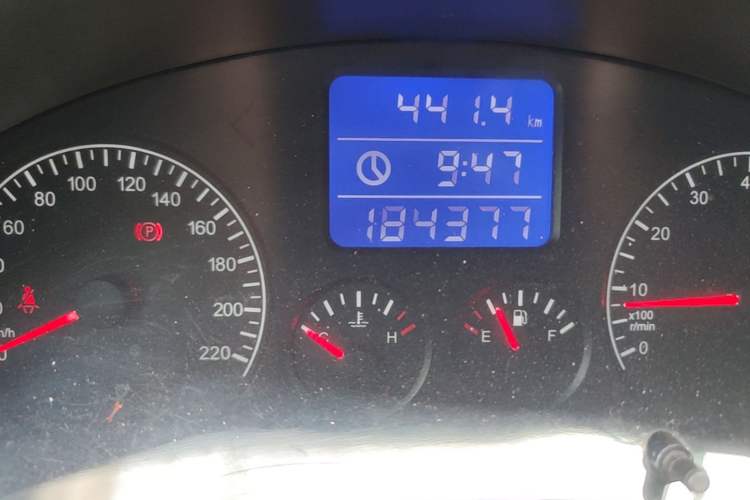 Used Chery Tiggo 3 2014 1.6L Manual Fashion Edition Odometer Close Up