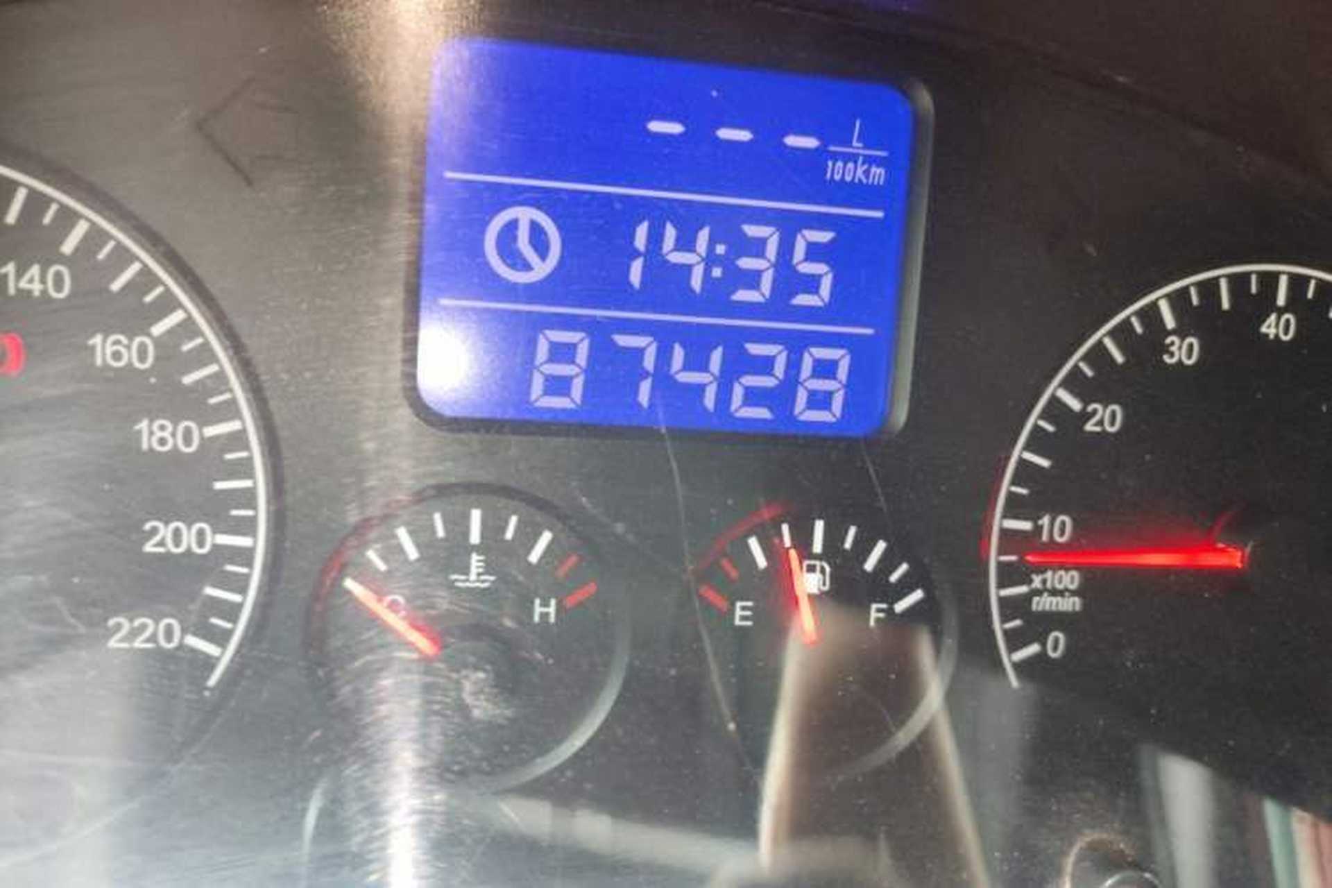 Used Chery Tiggo 3 2014 1.6L Manual Zhishang Edition Odometer Close Up