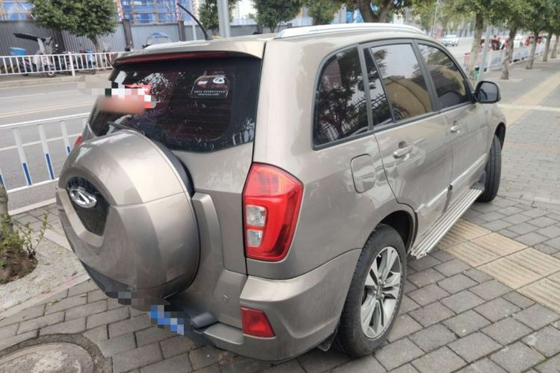 Used Chery Tiggo 3 2014 1.6L Manual Zhishang Edition Rear Right 45 Deg