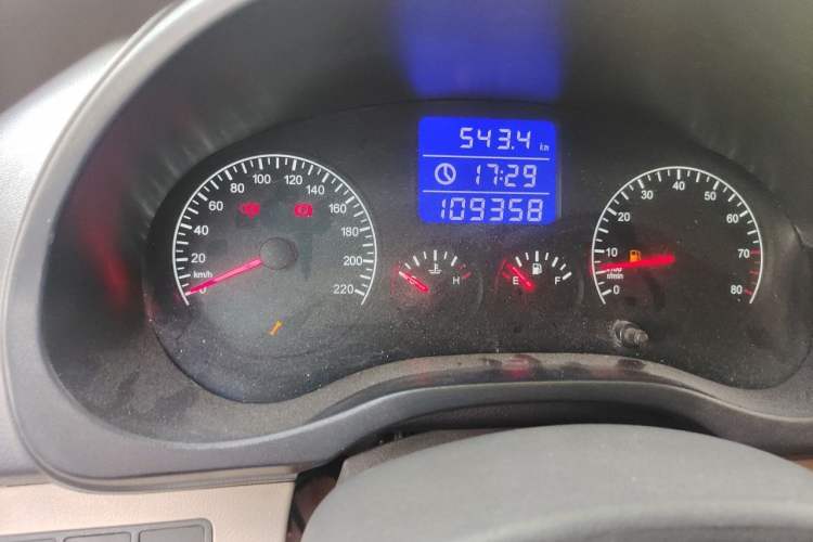 Used Chery Tiggo 3 2014 1.6L Manual Zhishang Edition Odometer Close Up