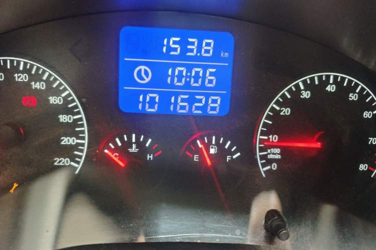 Used Chery Tiggo 3 2014 1.6L Manual Zhishang Edition Odometer Close Up
