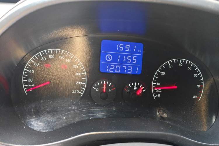 Used Chery Tiggo 3 2014 1.6L Manual Zhishang Edition Odometer Close Up