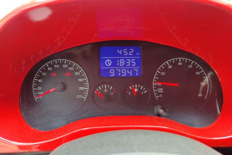 Used Chery Tiggo 3 2014 1.6L Manual Zhishang Edition Odometer Close Up