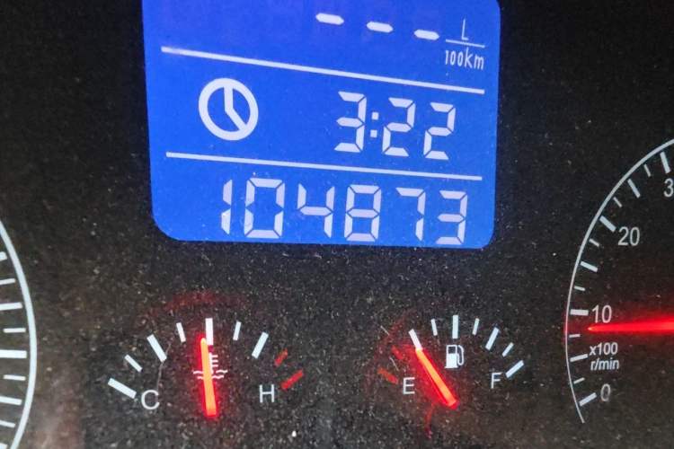 Used Chery Tiggo 3 2014 1.6L Manual Zhishang Edition Odometer Close Up