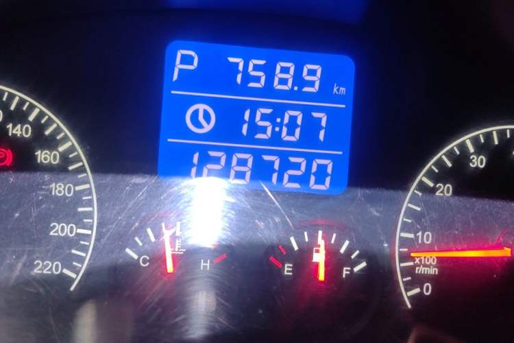 Used Chery Tiggo 3 2015 1.6L CVT ZhiShang Commemorative Edition Odometer Close Up