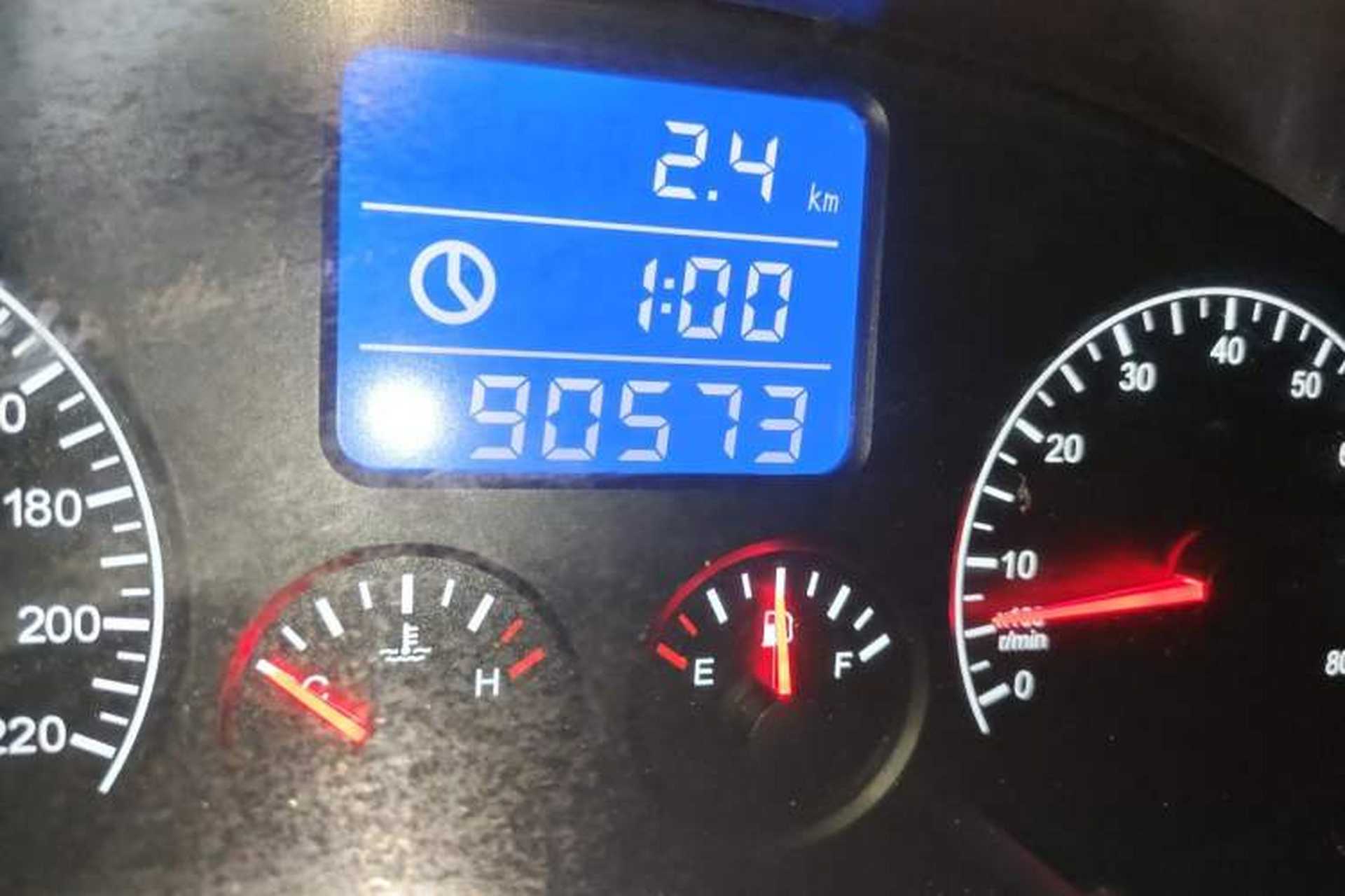 Used Chery Tiggo 3 2015 1.6L Manual Zhishang Sport Edition Odometer Close Up