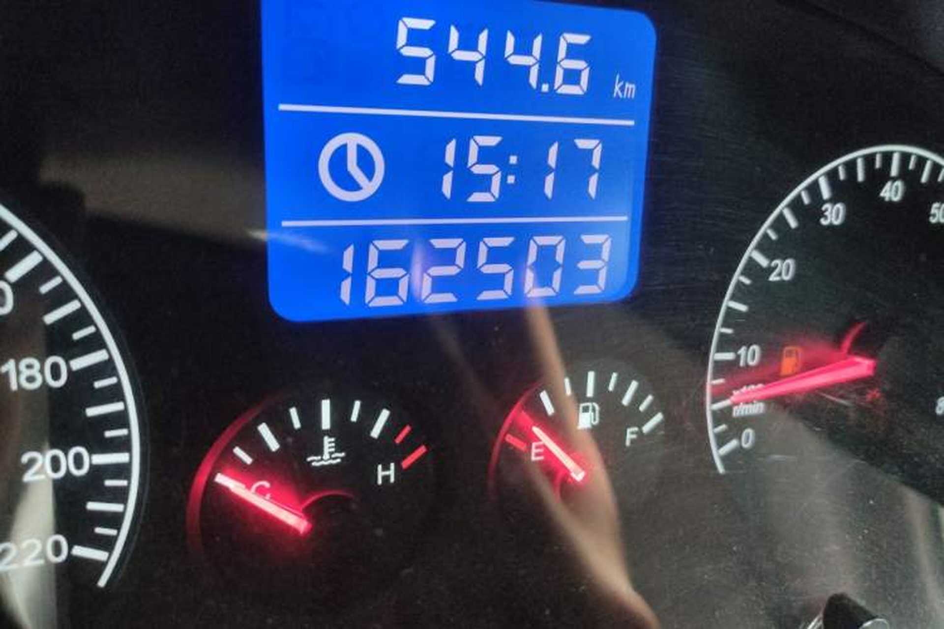 Used Chery Tiggo 3 2015 1.6L Manual Zhishang Sport Edition Odometer Close Up