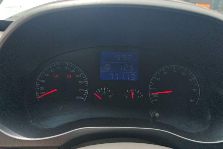 Used Chery Tiggo 3 2015 1.6L Manual Zhishang Sport Edition Odometer Close Up