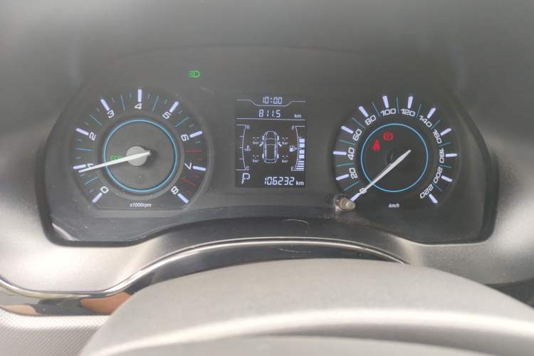 Used Chery Tiggo 3 2016 1.6L CVT ZhiShang Edition Odometer Close Up