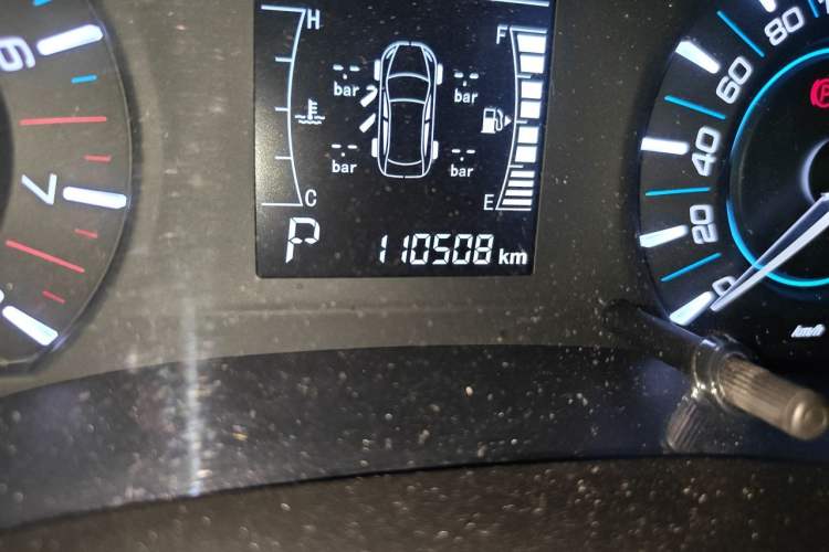 Used Chery Tiggo 3 2016 1.6L CVT ZhiShang Edition Odometer Close Up