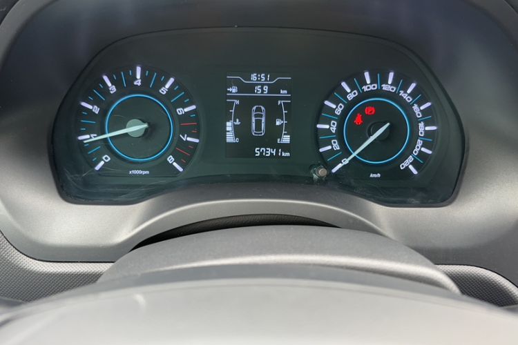 Used Chery Tiggo 3 2016 1.6L Manual Fashion Edition Odometer Close Up