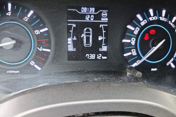 Used Chery Tiggo 3 2016 1.6L Manual Fashion Edition Odometer Close Up