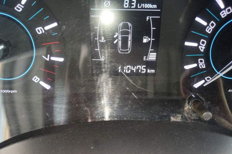 Used Chery Tiggo 3 2016 1.6L Manual Fashion Edition Odometer Close Up