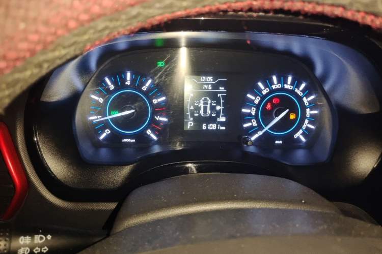 Used Chery Tiggo 3 2016 1.6L CVT ZhiShang Edition Odometer Close Up