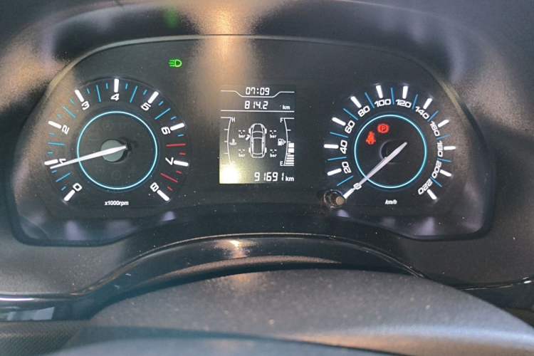 Used Chery Tiggo 3 2016 1.6L Manual ZhiShang Edition Odometer Close Up