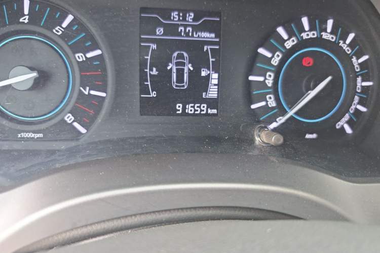 Used Chery Tiggo 3 2016 1.6L Manual Fashion Edition Odometer Close Up
