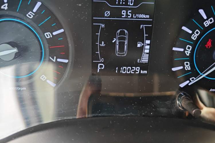 Used Chery Tiggo 3 2016 1.6L CVT Fashion Edition Odometer Close Up