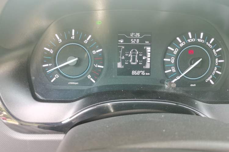 Used Chery Tiggo 3 2016 1.6L Manual ZhiShang Edition Odometer Close Up