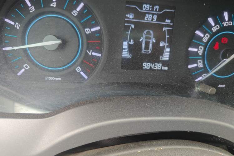 Used Chery Tiggo 3 2016 1.6L Manual Fashion Edition Odometer Close Up