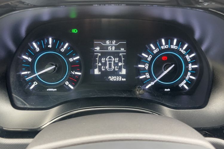 Used Chery Tiggo 3 2016 1.6L Manual ZhiShang Edition Odometer Close Up