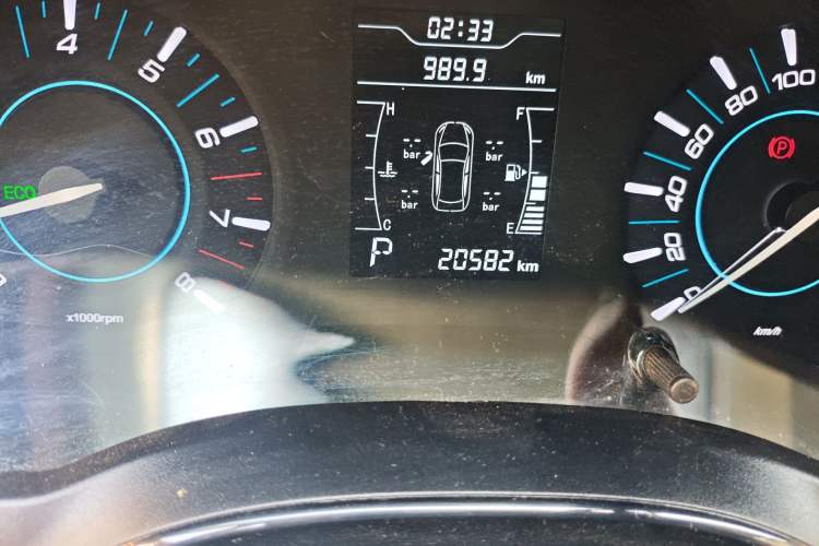 Used Chery Tiggo 3 2018 Classic Edition 1.6L CVT Elite Model Odometer Close Up