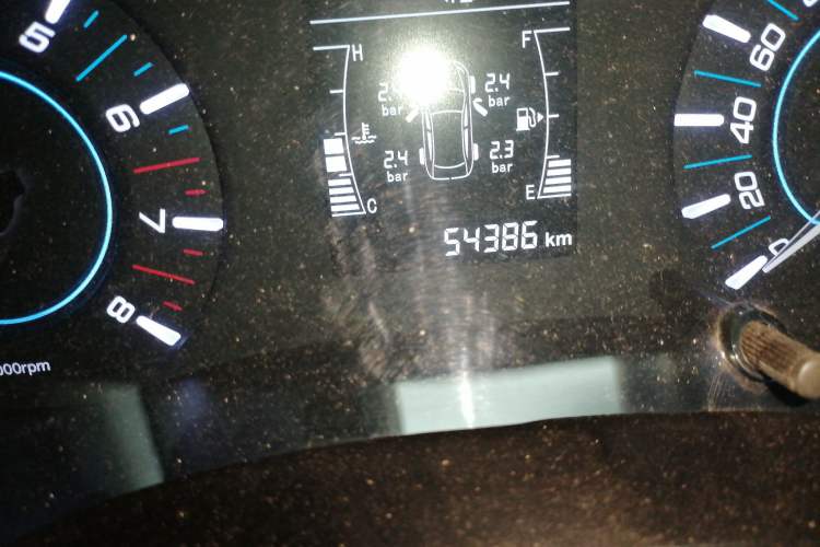 Used Chery Tiggo 3 2018 Classic Edition 1.6L Manual Elite Model Odometer Close Up