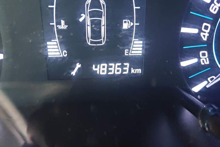 Used Chery Tiggo 3 2018 Classic Edition 1.6L Manual Comfort Model Odometer Close Up