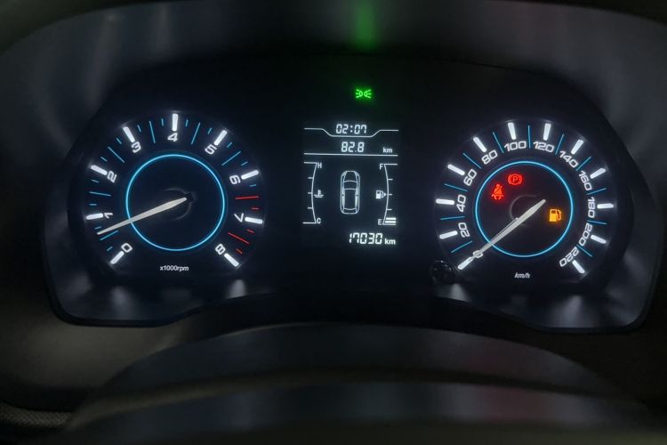 Used Chery Tiggo 3 2018 Classic Edition 1.6L Manual Comfort Model Odometer Close Up