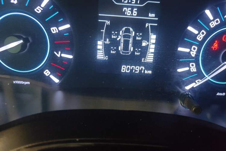 Used Chery Tiggo 3 2018 Classic Edition 1.6L Manual Elite Model Odometer Close Up