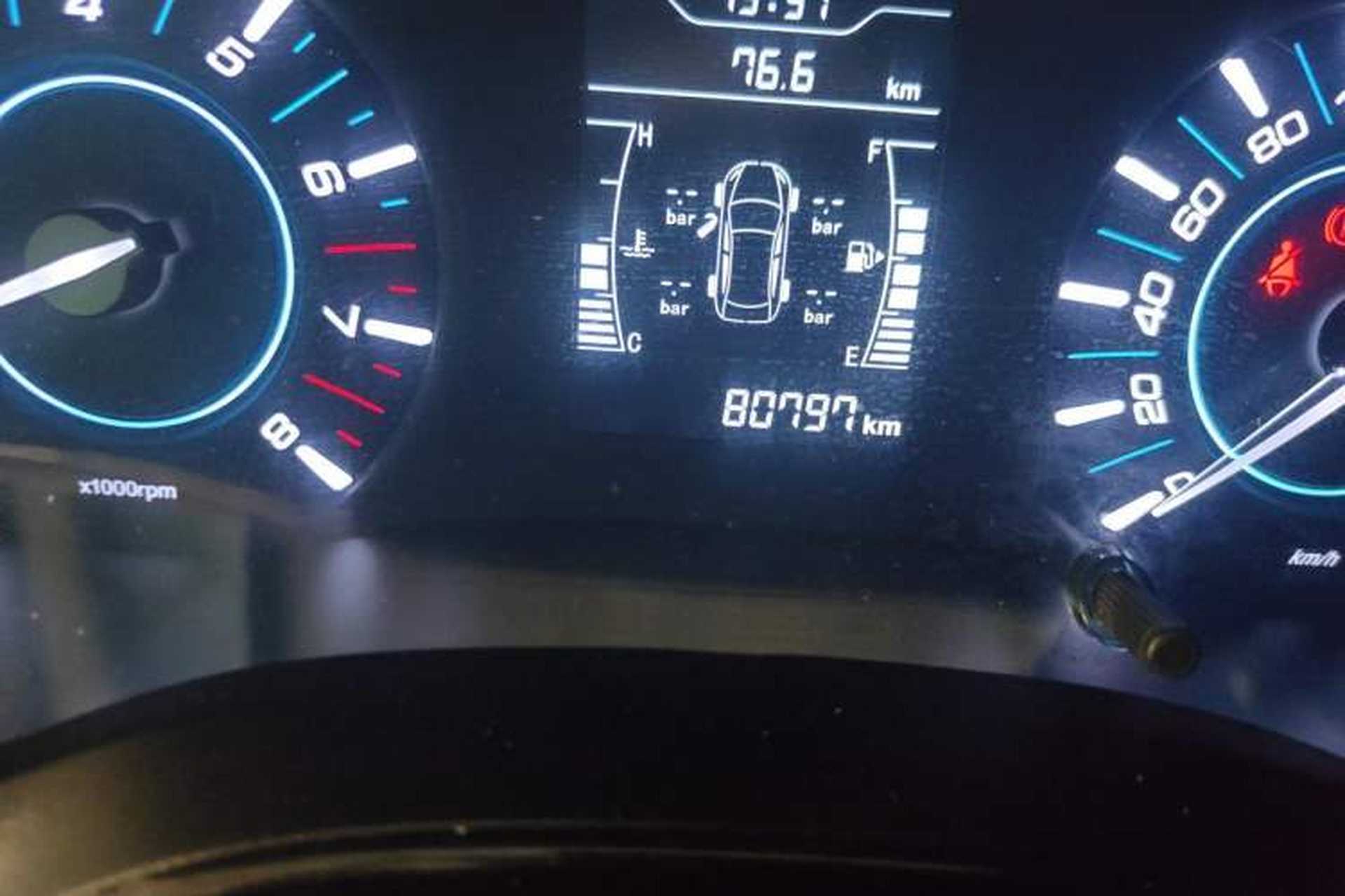 Used Chery Tiggo 3 2018 Classic Edition 1.6L Manual Elite Model Odometer Close Up