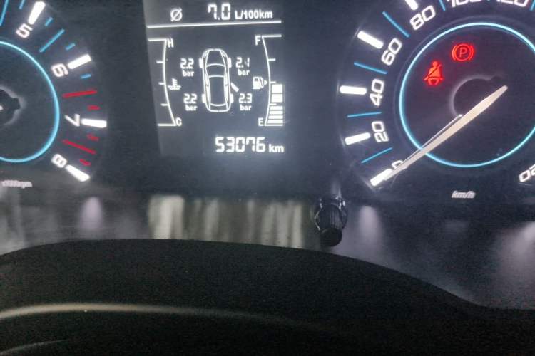 Used Chery Tiggo 3 2020 Million Global Edition 1.5L Manual Fashion Model Odometer Close Up