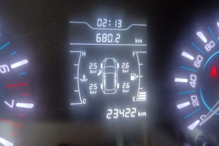 Used Chery Tiggo 3 2020 Million Global Edition 1.5L Manual Fashion Model Odometer Close Up