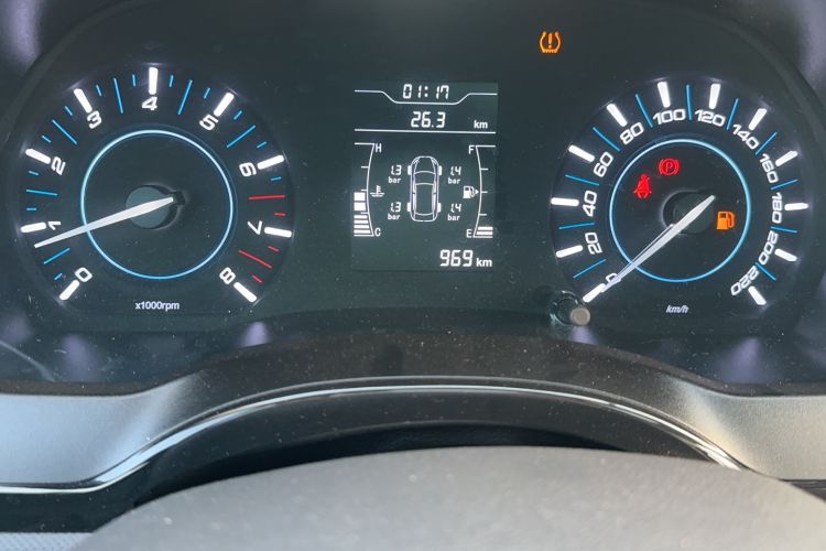 Used Chery Tiggo 3 2020 Million Global Edition 1.5L Manual Elite Model Odometer Close Up