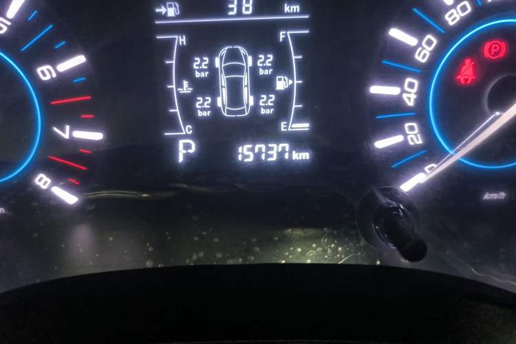 Used Chery Tiggo 3 2020 Million Global Edition 1.5T CVT Elite Model Odometer Close Up