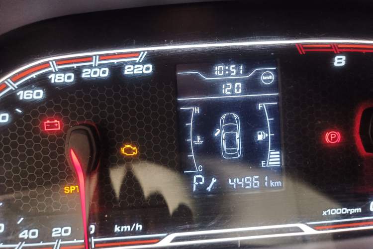 Used Chery Tiggo 3X 2017 1.5L Automatic Fashion Edition Odometer Close Up