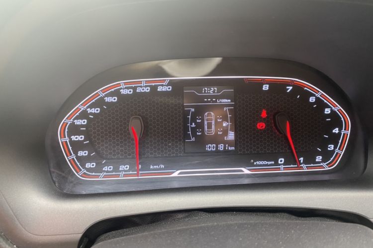 Used Chery Tiggo 3X 2017 1.5L Manual Urban Leading Edition Odometer Close Up
