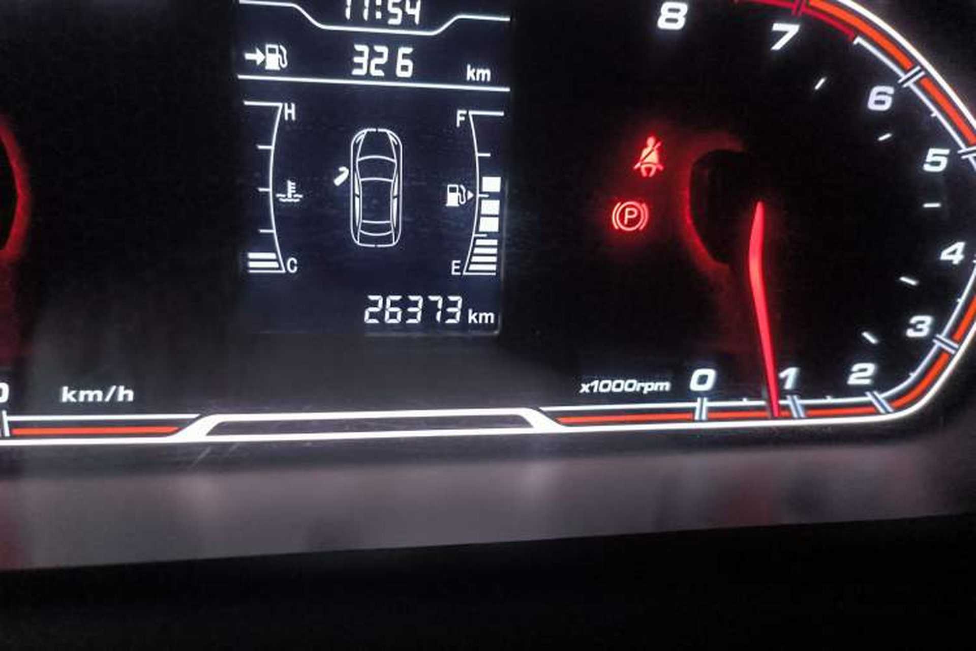 Used Chery Tiggo 3X 2017 1.5L Manual Fashion Edition Odometer Close Up