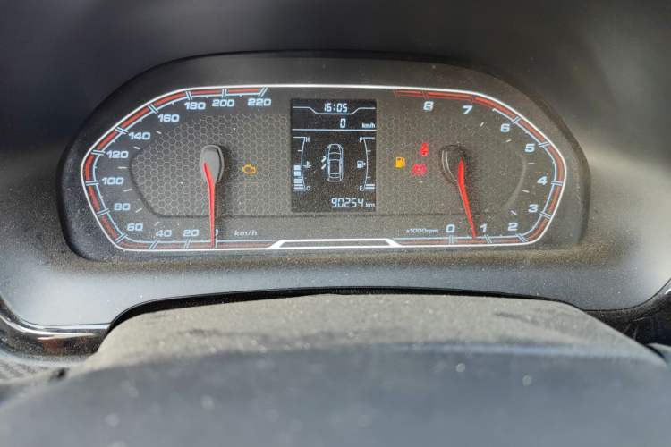 Used Chery Tiggo 3X 2017 1.5L Manual Fashion Edition Odometer Close Up