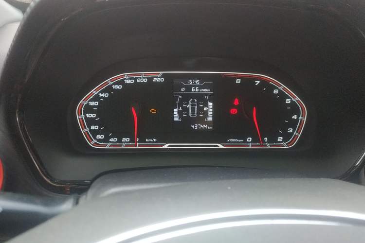 Used Chery Tiggo 3X 2017 1.5L Manual Luxury Edition Odometer Close Up