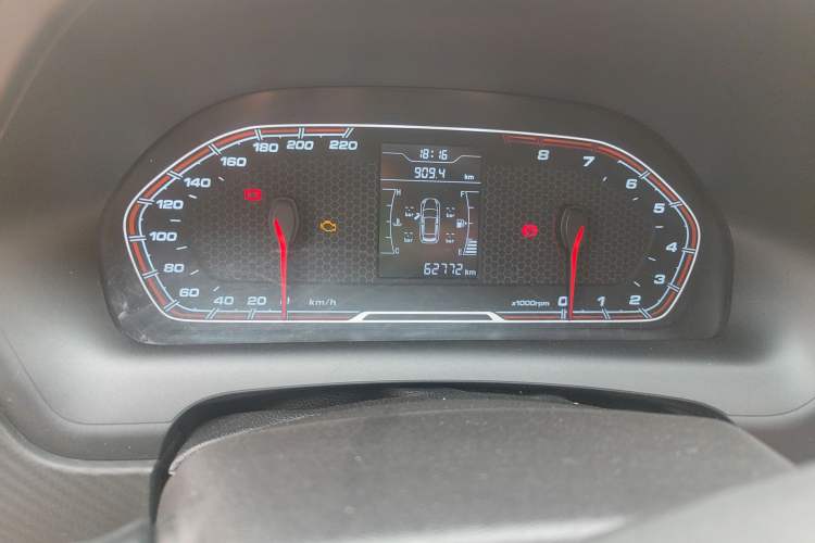 Used Chery Tiggo 3X 2017 1.5L Manual Urban Leading Edition Odometer Close Up