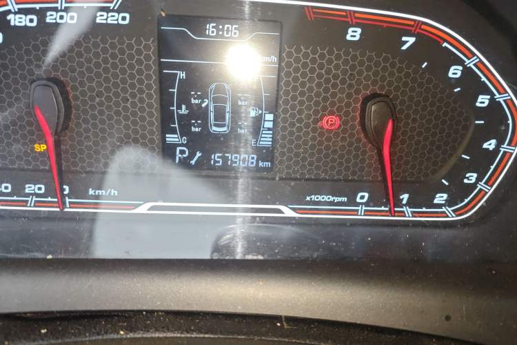 Used Chery Tiggo 3X 2017 1.5L Automatic Luxury Edition Odometer Close Up