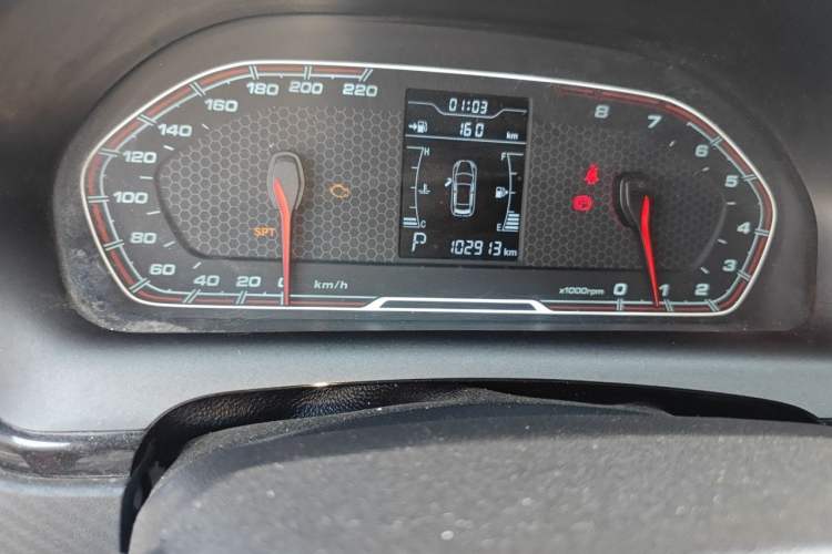 Used Chery Tiggo 3X 2017 1.5L Automatic Fashion Edition Odometer Close Up