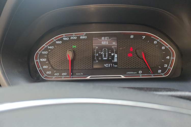 Used Chery Tiggo 3X 2017 1.5L Manual Urban Edition Odometer Close Up