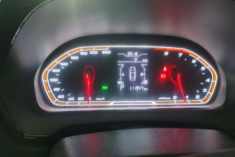 Used Chery Tiggo 3X 2017 1.5L Automatic Fashion Edition Odometer Close Up