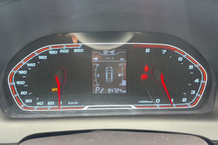 Used Chery Tiggo 3X 2017 1.5L Automatic Fashion Edition Odometer Close Up