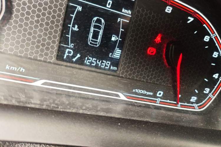 Used Chery Tiggo 3X 2017 1.5L Automatic Fashion Edition Odometer Close Up