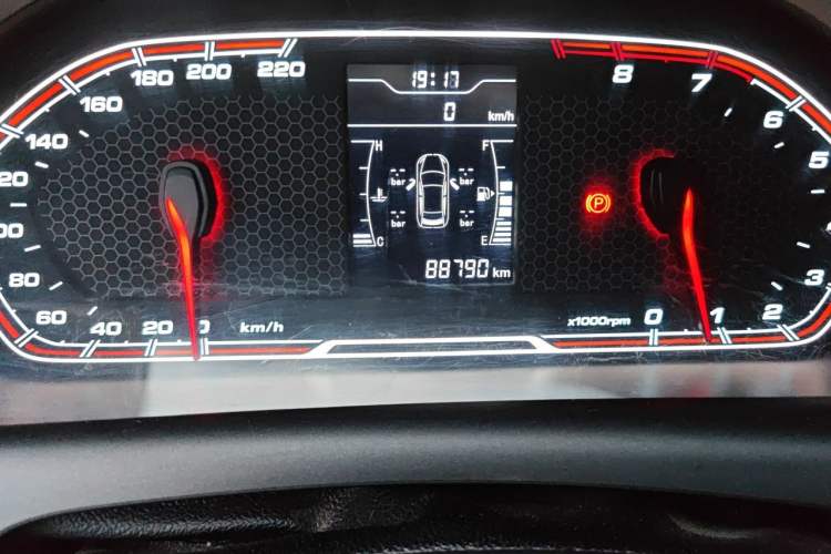 Used Chery Tiggo 3X 2017 1.5L Manual Urban Leading Edition Odometer Close Up